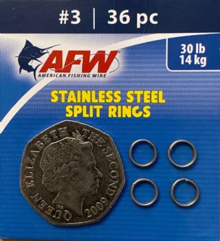 AFW Stainless Steel Split Rings